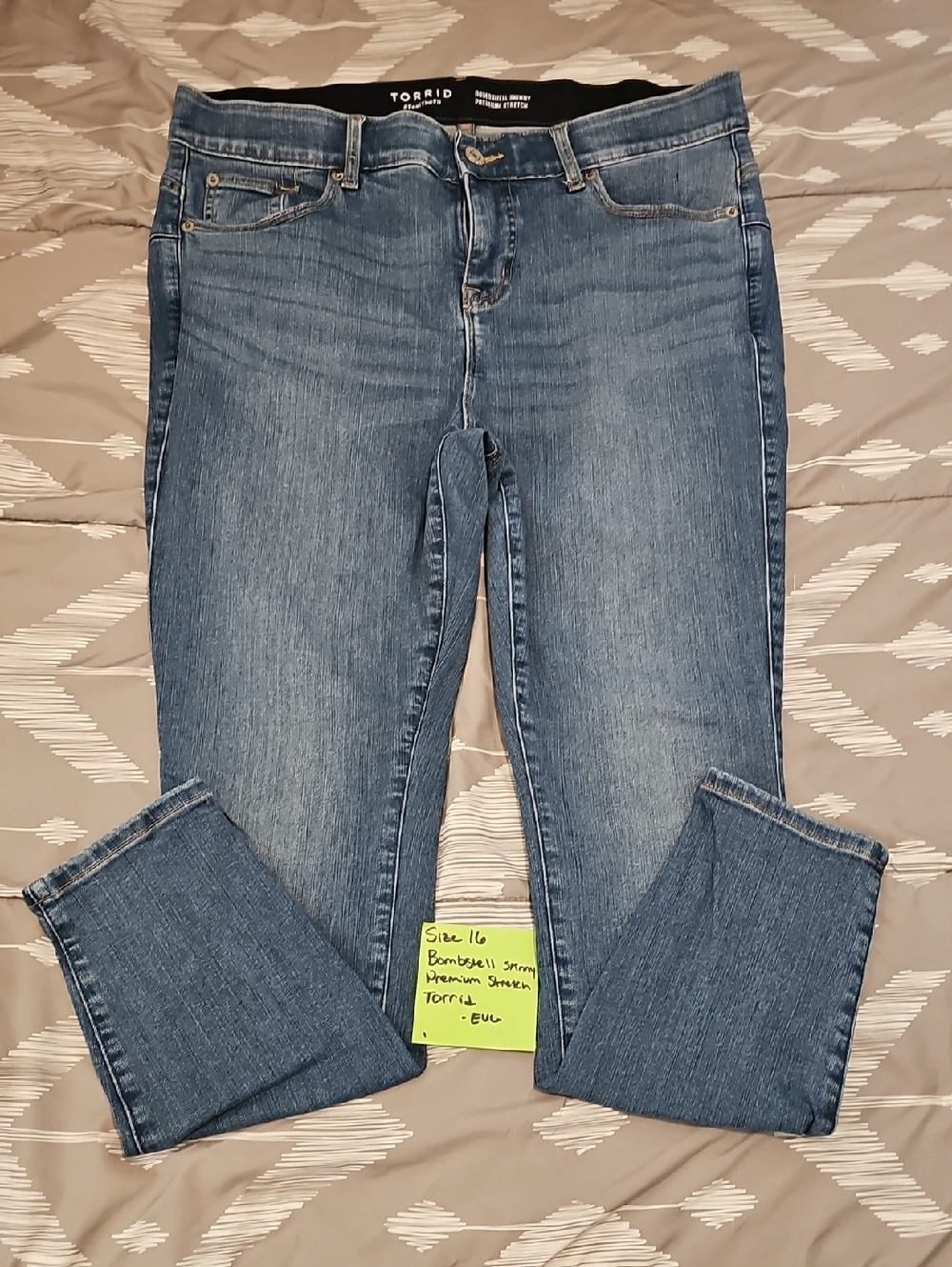 Torrid Bombshell Classic Blue Skinny Jeans